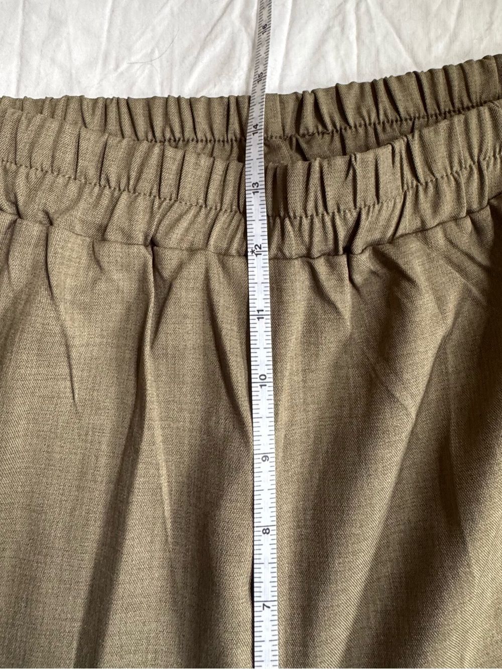 Khaki 2-Pieces Pant with Pockets and V-Neck Top Size XXL Short Sleeved - Picture 15 of 16